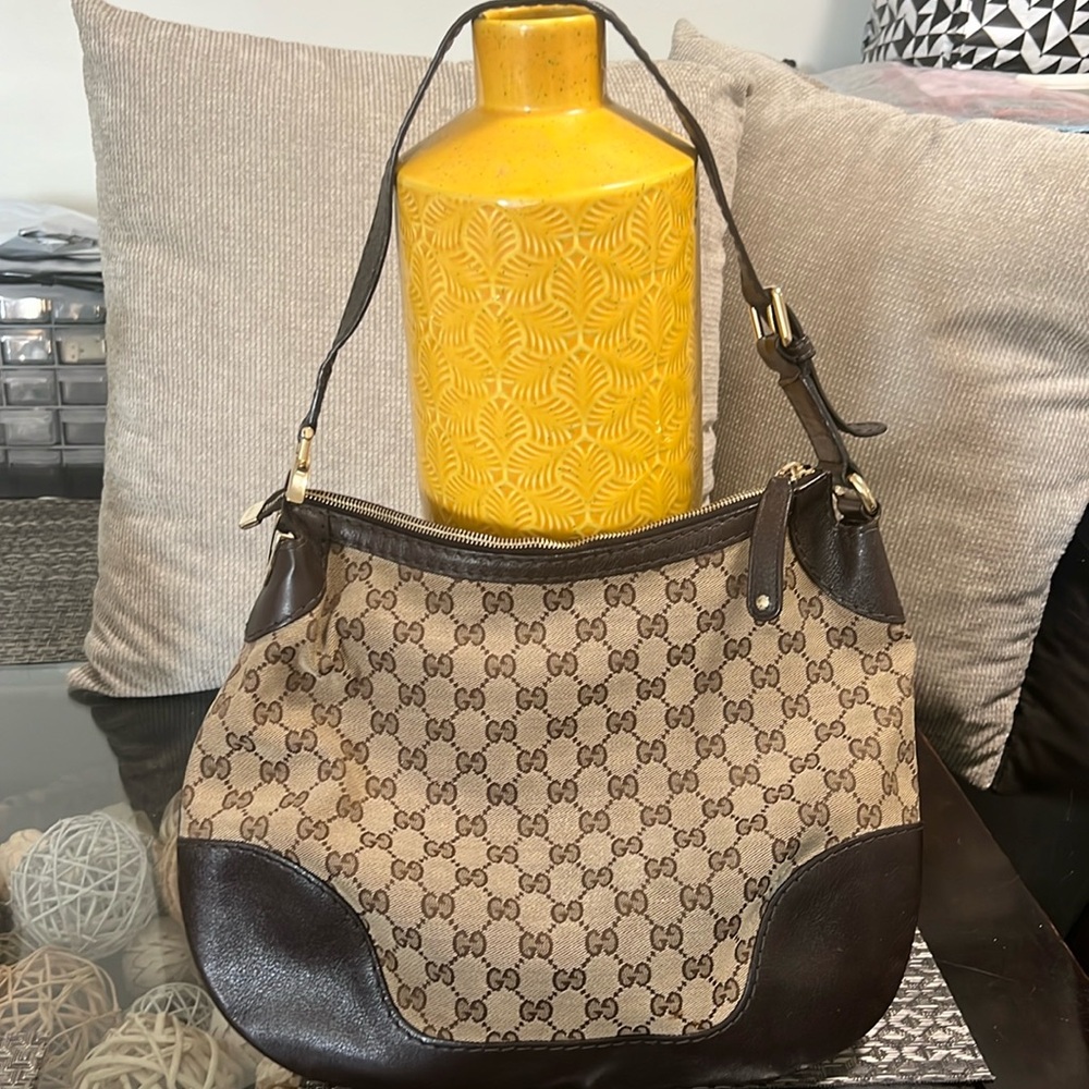 Pre-owned Gucci Charlotte GG Canvas Shoulder Bag